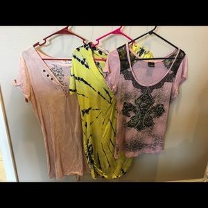 LOT of 3 BUCKLE used good condition shirts